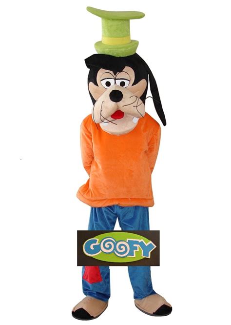 Goofy Disney Character Adult Mascot Costume