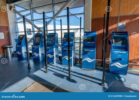 Bc Ferries Tsawwassen Ferry Passenger Pick Up Terminal Parking Lot And