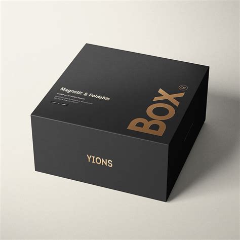 Custom Printed Hardbox Magnet Box Packaging Customised Luxury Foldable