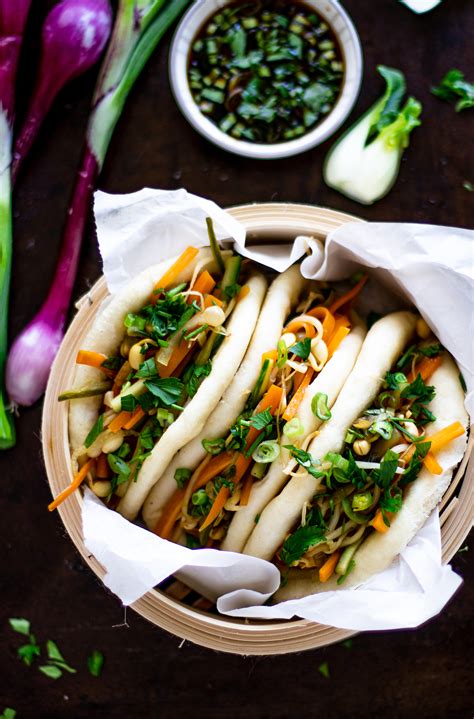 Vegan Bao Buns with vegetable filling - Klara`s Life