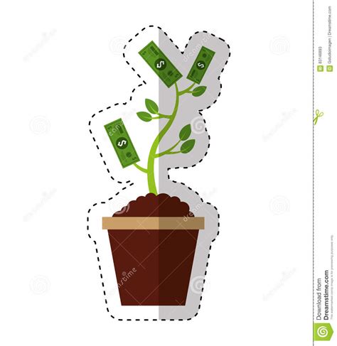 Bills Plant Isolated Icon Stock Illustration Illustration Of Sign