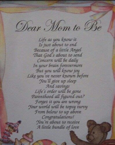 Unborn Baby Poems To Mommy