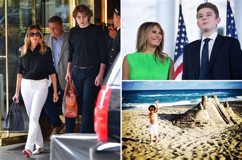 Barron Trump Looks Unrecognizable In Melanias Touching Throwback Pics