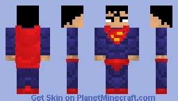 Superman Minecraft Skin