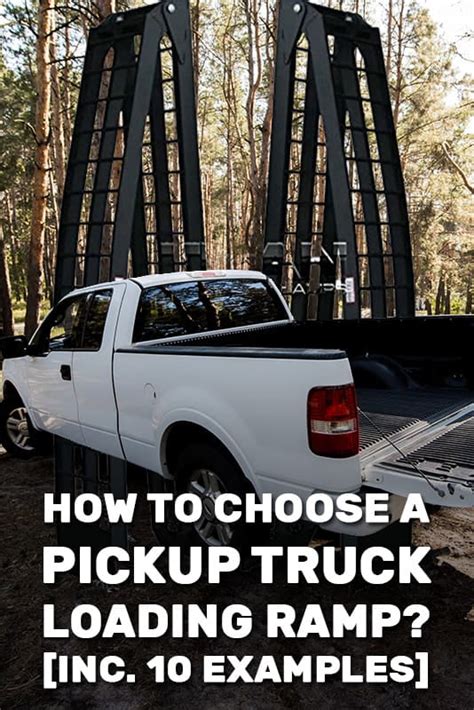 How to Choose a Pickup Truck Loading Ramp? [Inc. 10 Examples]