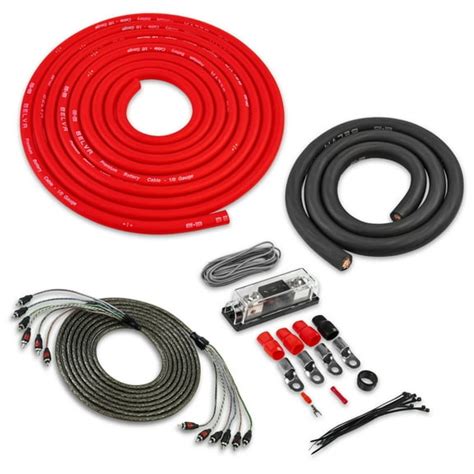 complete  gauge car amplifier installation wiring kit amp walmartcom