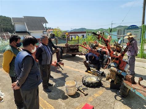 경남 거제시 찾아가는 농기계 순회수리교육 시작 순회일정표 더경남뉴스