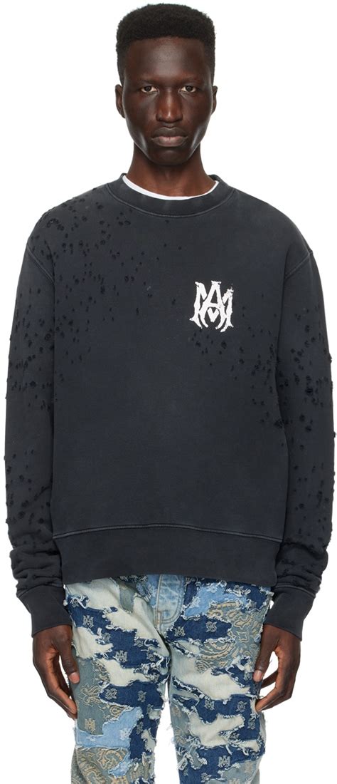 Amiri Black Shotgun Sweatshirt Amiri