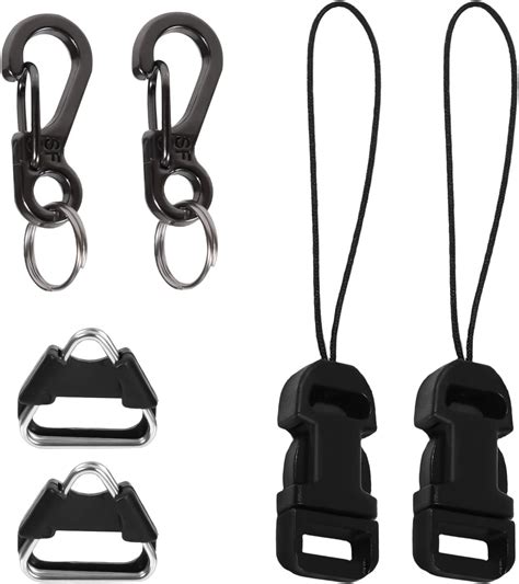 6pcs Camera Quick Release Strap Adjustable Quick Release Buckle For