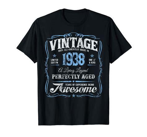 81st Birthday T Shirt Made In 1938 Vintage 81 Years Old T Kinihax