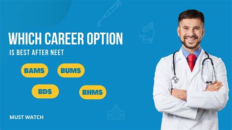 Which Career Option Is Best Bams Bums Bds Bhms Neet 2023 Dr S K Singh Youtube