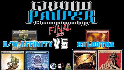 Grand Pauper Championship Final 2023 U W Affinity VS Red Kuldotha