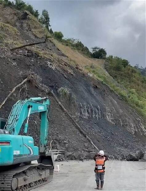 中橫便道靈甫橋路段上坡再坍 便道暫停開放 生活 中時