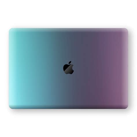 Macbook Pro Chameleon Turquoise Lavender Matt Metallic Skin