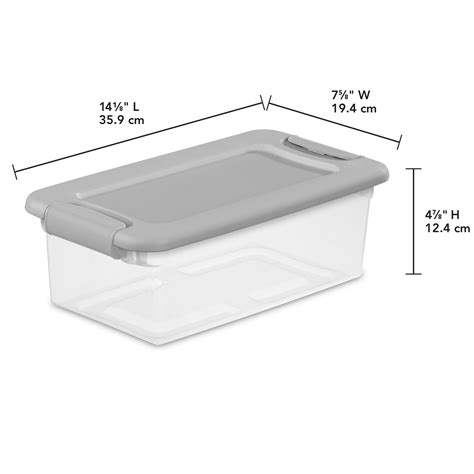 Plastic Storage Bins Sizes