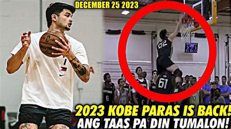 Nagulat Ang Lahat Ang Taas Pa Din Tumalon Ni Kobe Paras Sa Kanyang