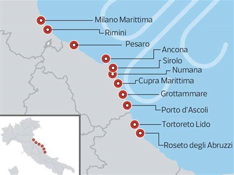 Maltempo In Romagna Marche E Abruzzo La Mappa Delle Spiagge Pi