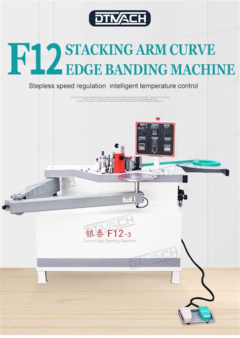 Curved Straight Manual Pvc Folding Arm Curve Edge Banding Machine High