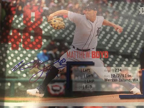 Not a card, but I got my favorite Detroit Tigers player’s autograph at ...