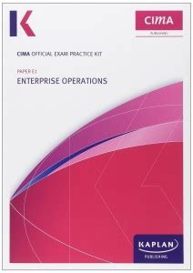 E Enterprise Operations Cima Exam Practice Kit Operational Level