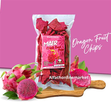 Keripik Buah Naga Fruit Chips 200 Gram Keripik Buah Dan Sayur