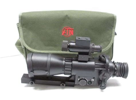 ATN Night Vision Rifle Scope, Case, and Manual - Albrecht Auction Service