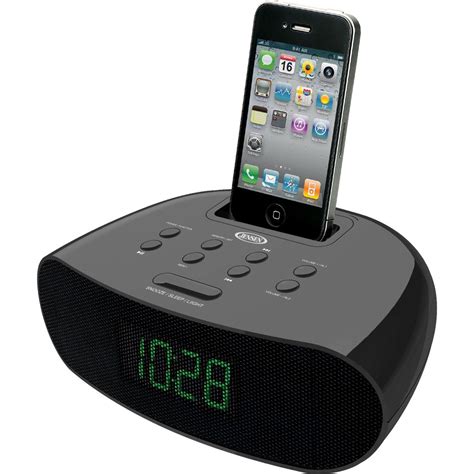 Jensen Docking Digital Clock Radio For Ipod And Iphone 2 4 Tvs