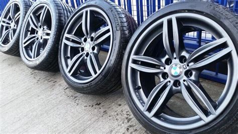 Genuine Bmw 5 6 Series 19” 351 M Sport Alloy Wheels And Tyres F06 F10 11 F12 13 Grey In Hemel