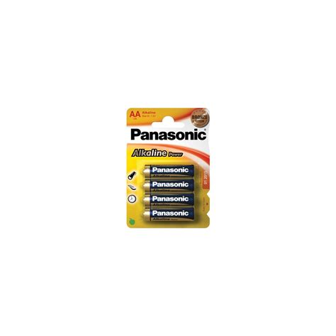 Goobay LR6 4 BL Panasonic Alkaline Power Batteria Monouso Stilo AA Alcalino