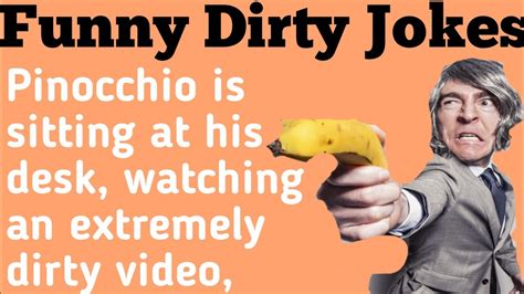 Dirty Jokes Pinocchio Is Sitting At His Desk YouTube