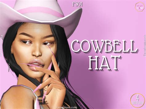 Cowbell Hat Fs Famsimsss On Patreon Cowgirl Hats Cowgirl Outfits