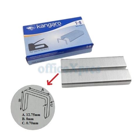 Jual Isi Stapler Tembak T Isi Staples Gun Tacker Kangaro Jakarta