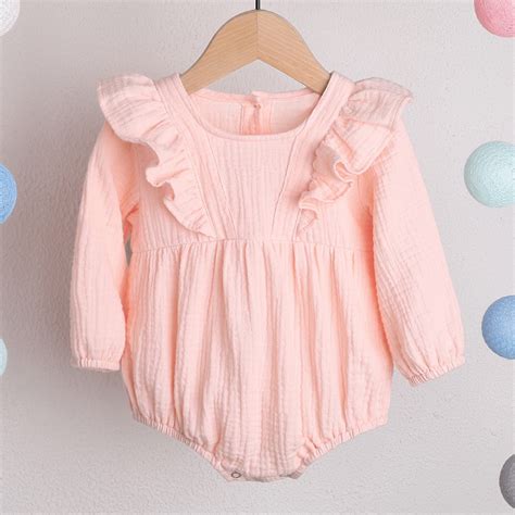 Baby Girls One Pieces Clothes Newborn Spring Autumn Long Sleeve Baby