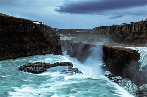 Gullfoss Iceland Waterfall Long Free Photo On Pixabay Pixabay