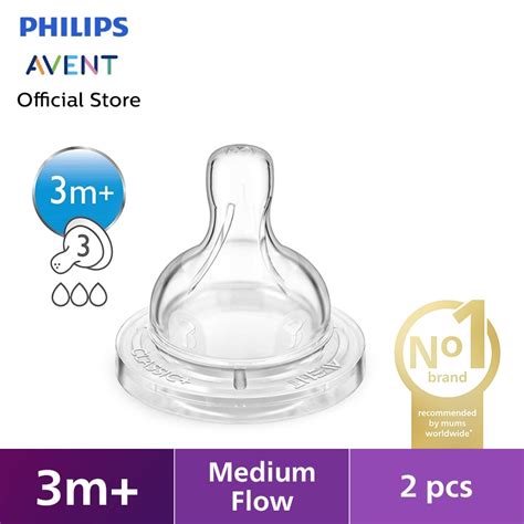 Jual Philips Avent Teat Medium Flow Airflex 3m Scf633 27 Dot Botol