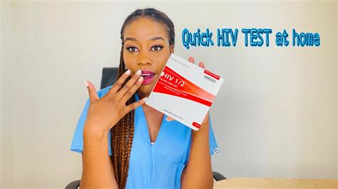 Demonstration Of An Hiv Home Test Kit Own Your Health E Youtube