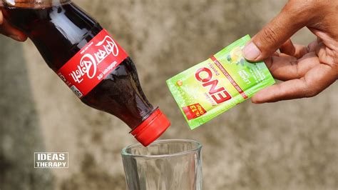 EXPERIMENT ENO Vs Coca Cola Mixing Very Interesting Reaction Ideas