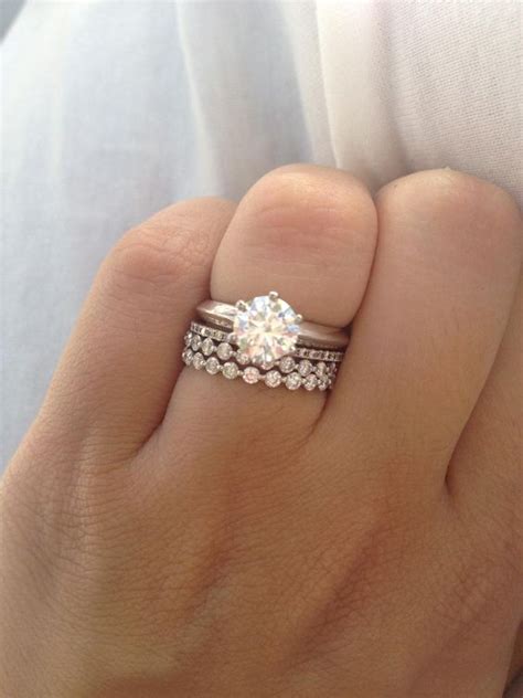 Trending Stackable Engagement Rings Wedmegood