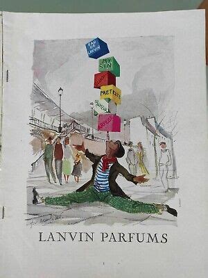 Publicit Presse Advertising Lanvin Parfums Ebay