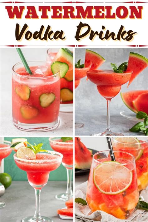 17 Best Watermelon Vodka Drinks Recipes Insanely Good