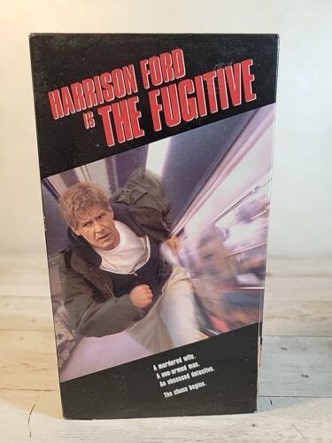 The Fugitive 1993 Vhs Harrison Fordtommy Lee Jonessela Wardtom