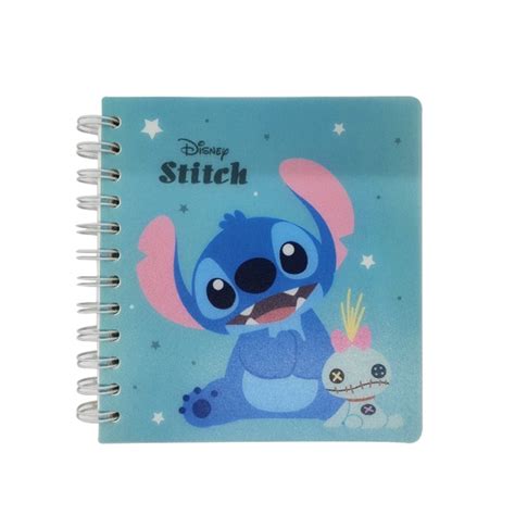 Disney Stitch 100 Hojas Cuaderno Forrado En Espiral Shopee México