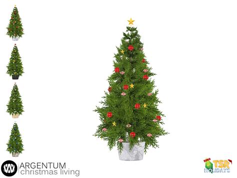 The Sims Resource - Holiday Wonderland - Argentum Christmas Tree