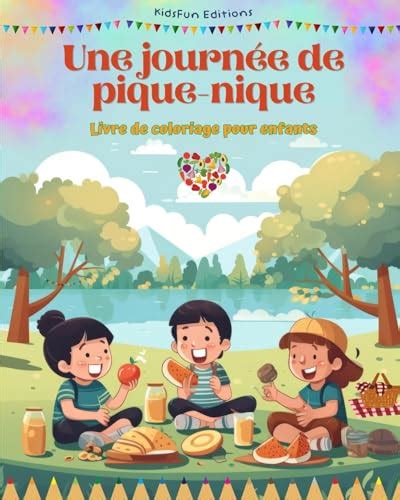 Une journée de pique nique Livre de coloriage pour enfants Des