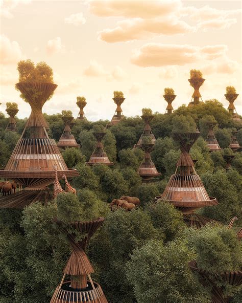 MASK architects' african safari resort creates its own water from air