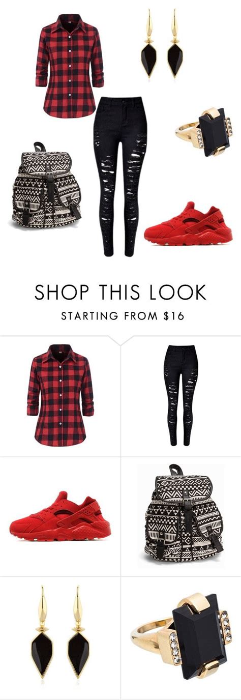 I Wear This Outfit To Shcool Today By Queenrennyq Liked On Polyvore Featuring Nike Nly