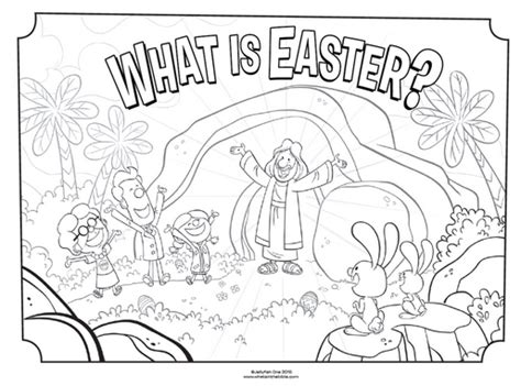 Free Printable Jesus Easter Coloring Pages