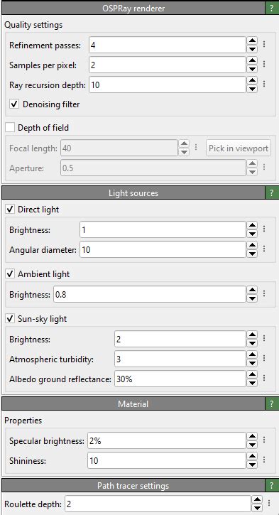 Ospray Renderer Pro — Ovito User Manual 3111 Documentation