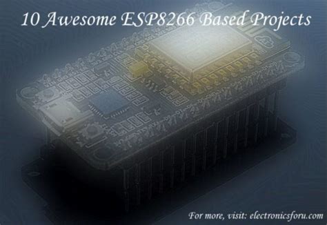 11 Interesting ESP8266 Projects for Electronics DIYers