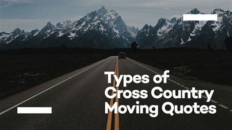 Types of Cross Country Moving Quotes | Cheap Moving Company Estimates ...